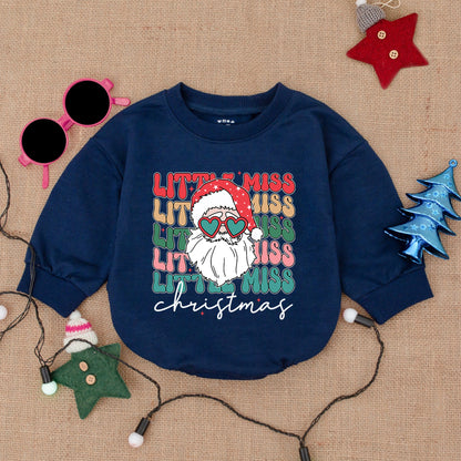 Santa Baby Romper: Newborn Christmas Outfit, Cozy Holiday Sweatshirt