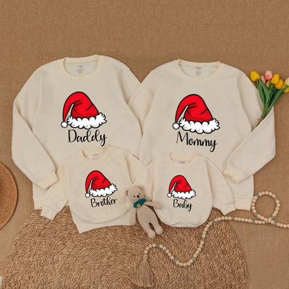 Festive Family Matching Outfits: Christmas Sweaters & Baby Rompers