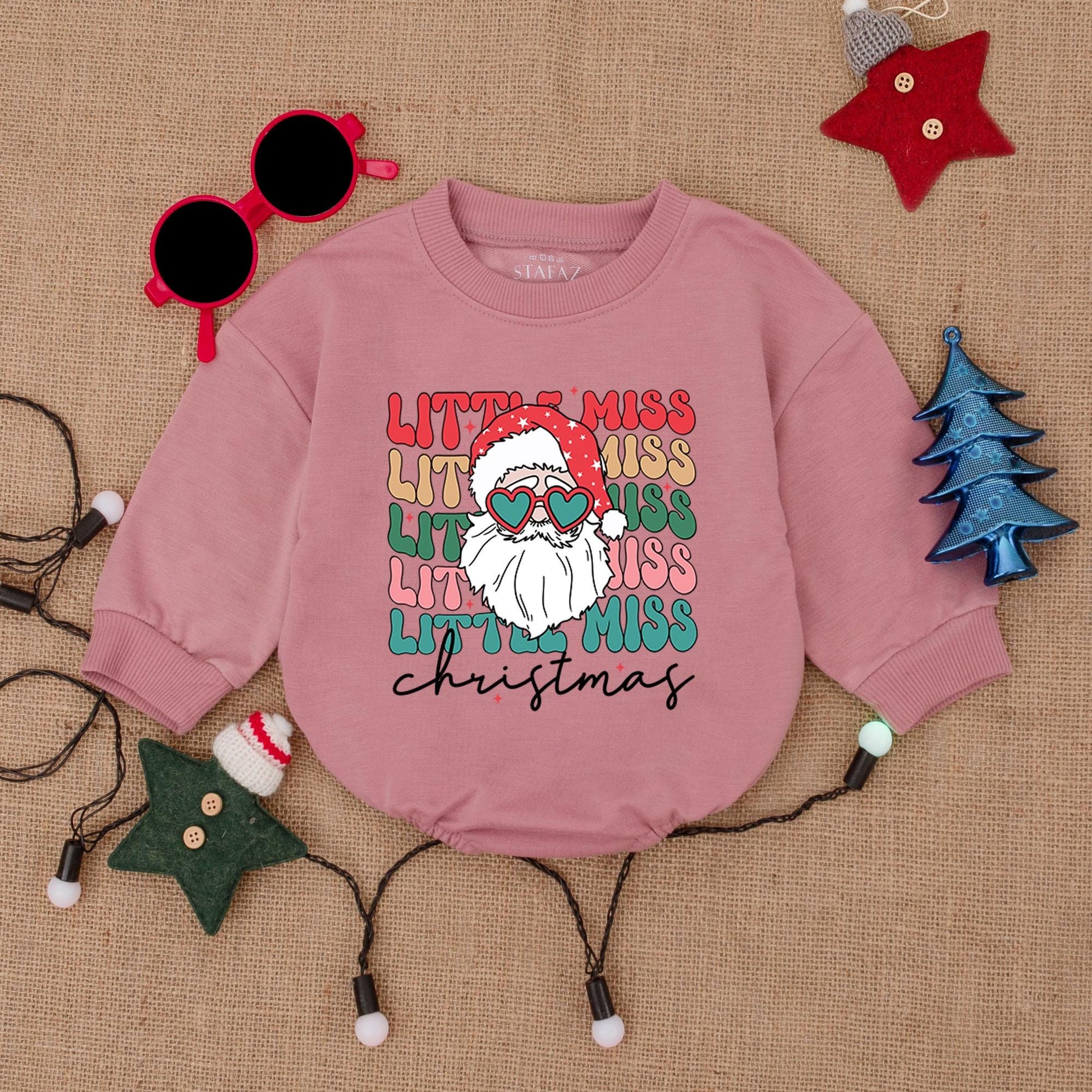 Santa Baby Romper: Newborn Christmas Outfit, Cozy Holiday Sweatshirt