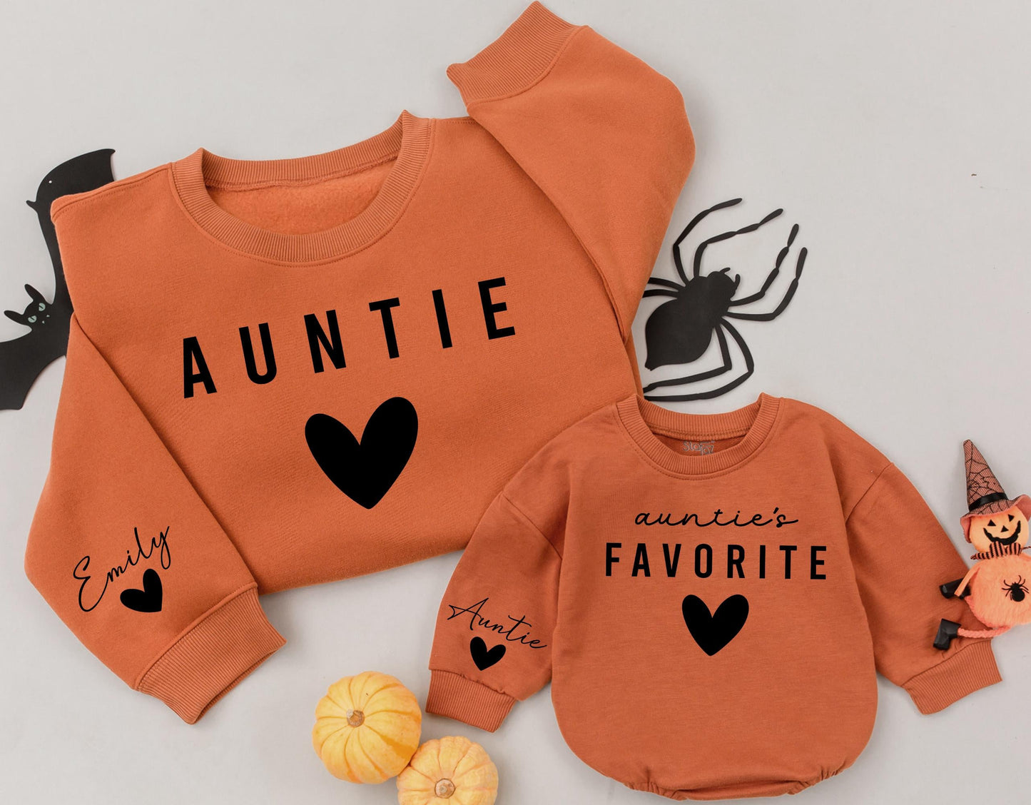 Auntie & Me Custom Sweatshirt: Perfect Gift for Aunt, Niece, Nephew