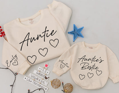 Auntie & Little’s Personalized Sweatshirts: Fun Matching Aunt Gifts