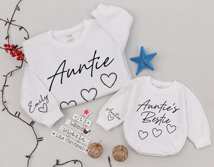 Auntie & Little’s Personalized Sweatshirts: Fun Matching Aunt Gifts