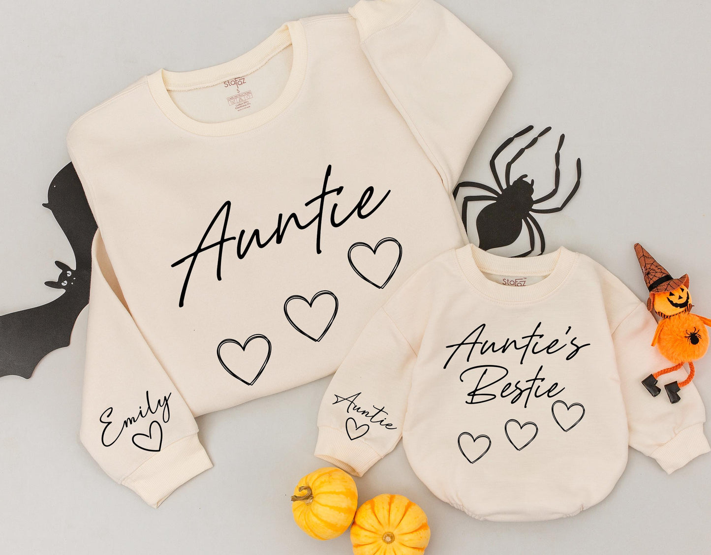 Auntie & Little’s Personalized Sweatshirts: Fun Matching Aunt Gifts