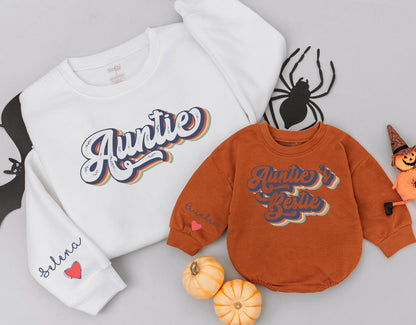 Matching Auntie & Me Sweatshirts - Custom Gifts for Niece & Nephew  