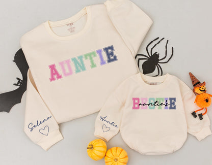 Matching Auntie & Niece/Nephew Sweaters - Custom Holiday Gift