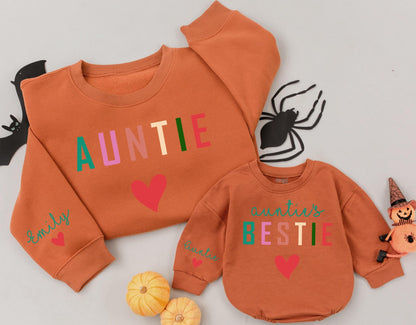 Auntie & Me Matching Sweaters: Personalized Gift for Niece/Nephew