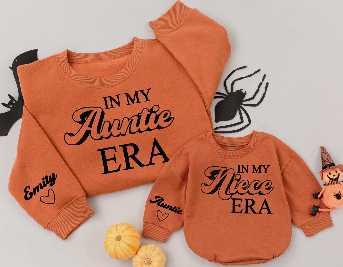 Custom Auntie Era Sweatshirt: Gift for Aunt, Niece, Nephew