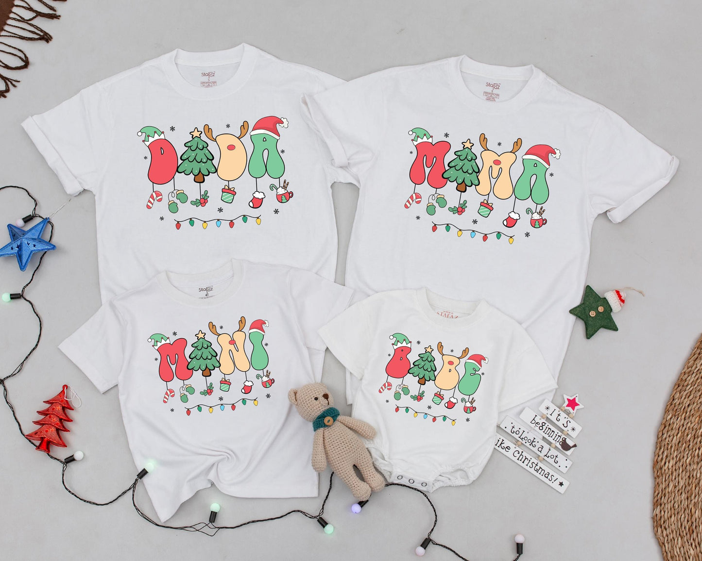 Matching Family Christmas Shirts 2024: Personalized Fun Holiday Tees