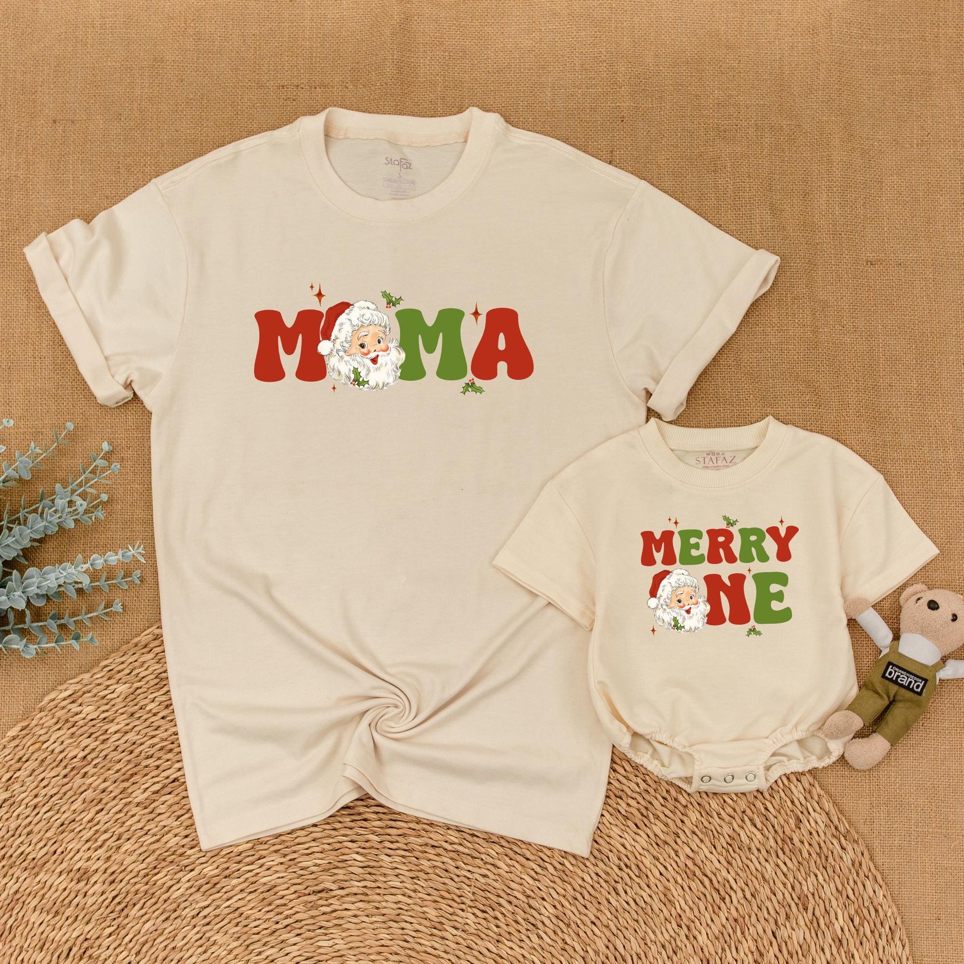 First Christmas Birthday Family Shirts - Matching Holiday Outfits