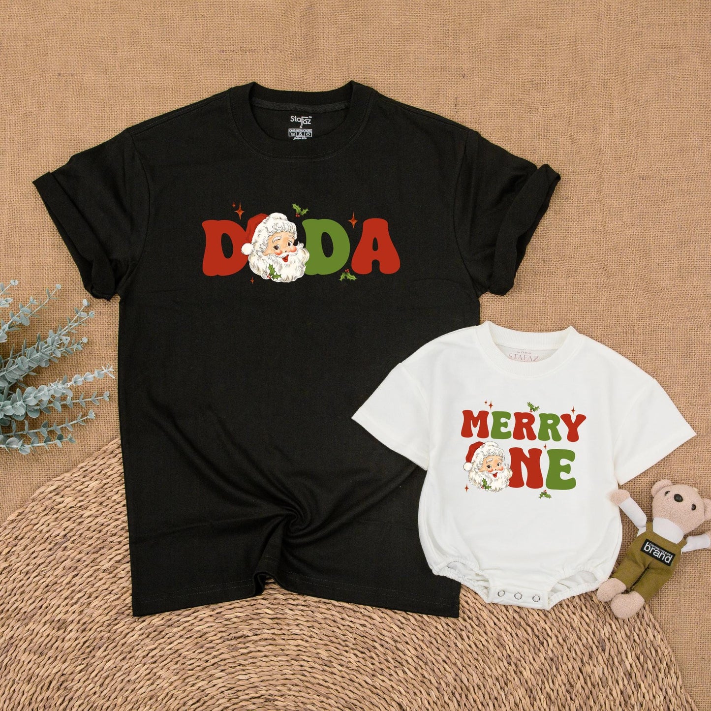 First Christmas Birthday Family Shirts - Matching Holiday Outfits