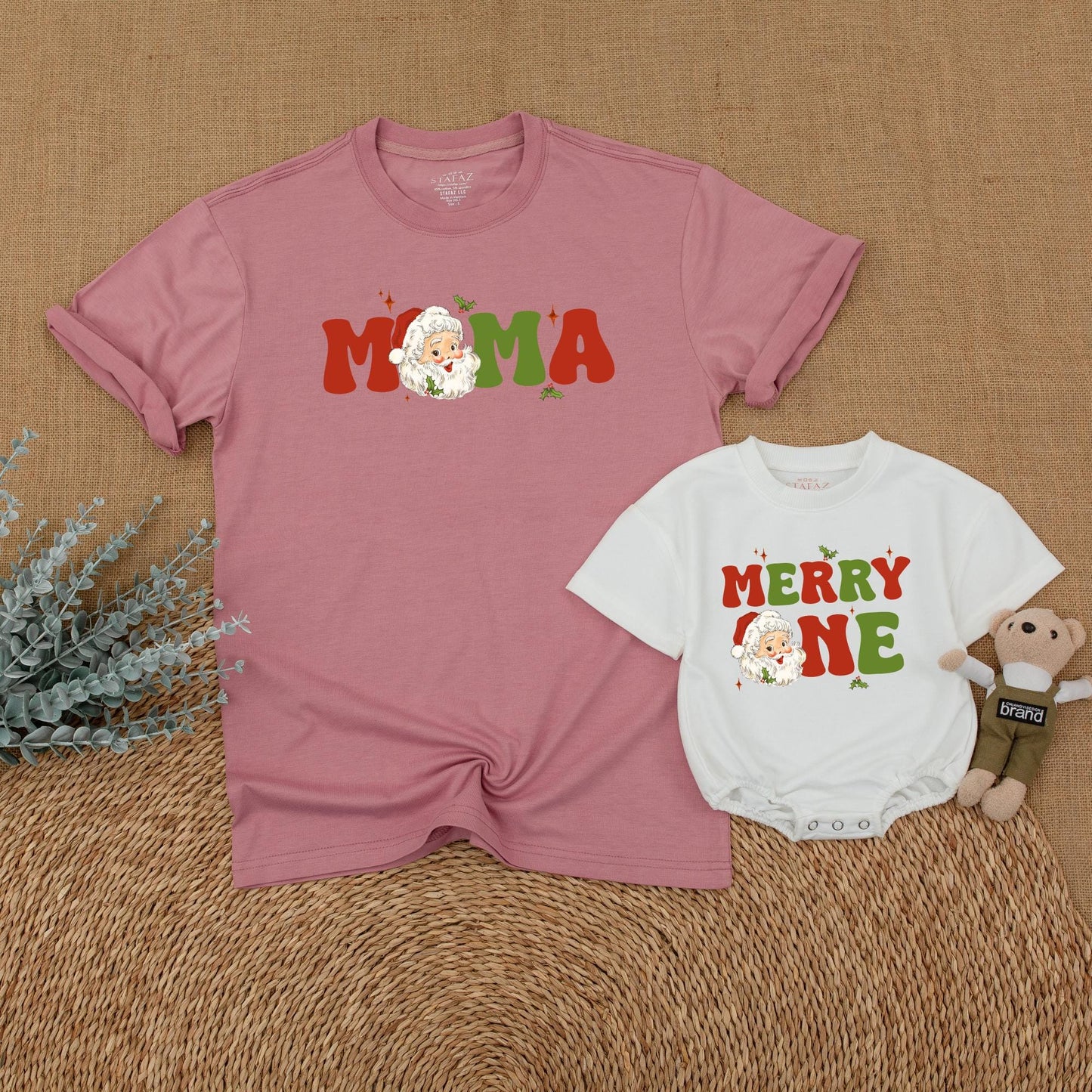 First Christmas Birthday Family Shirts - Matching Holiday Outfits