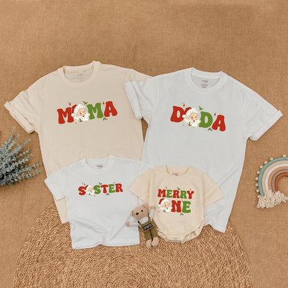 First Christmas Birthday Family Shirts - Matching Holiday Outfits