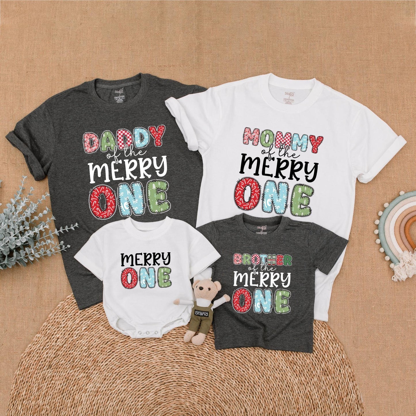 Festive Family Christmas & Birthday Matching Shirts for Mom & Baby