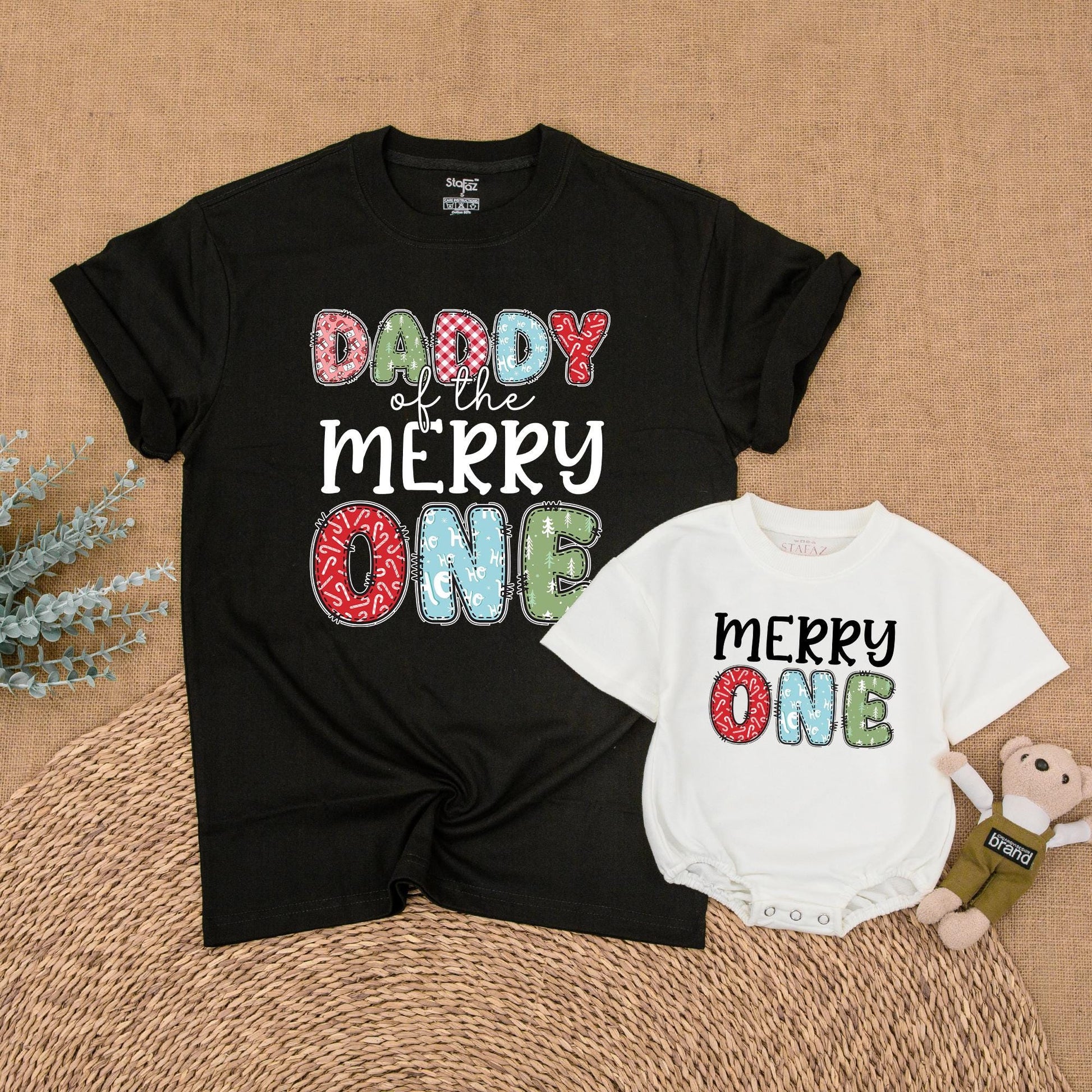 Festive Family Christmas & Birthday Matching Shirts for Mom & Baby