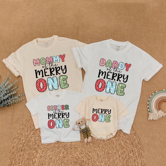 Festive Family Christmas & Birthday Matching Shirts for Mom & Baby