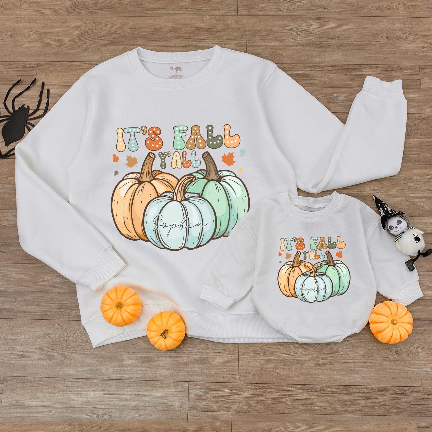 Autumn Baby Romper: Thanksgiving & Halloween Pumpkin Outfit