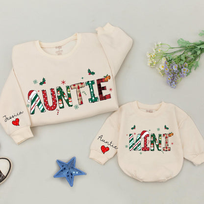 Auntie & Me Christmas Sweatshirts: Personalized Holiday Gifts