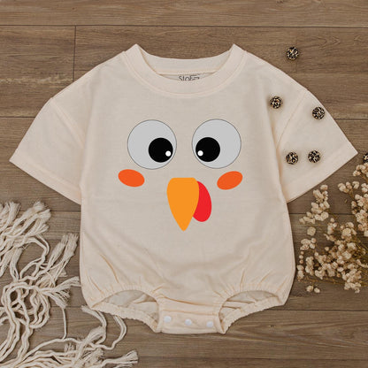 Thanksgiving Baby Romper: Gender Neutral Fall Bodysuit & Toddler Tee  