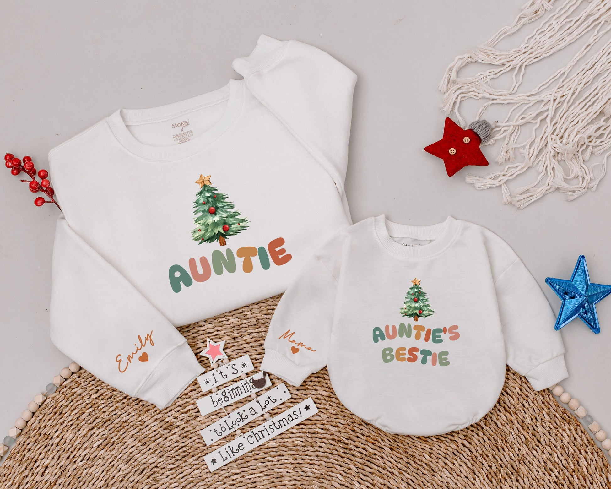 Matching Auntie & Me Sweaters: Perfect Family Holiday Gifts