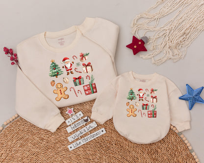 Matching Auntie & Baby Xmas Sweaters: Perfect Holiday Family Gift