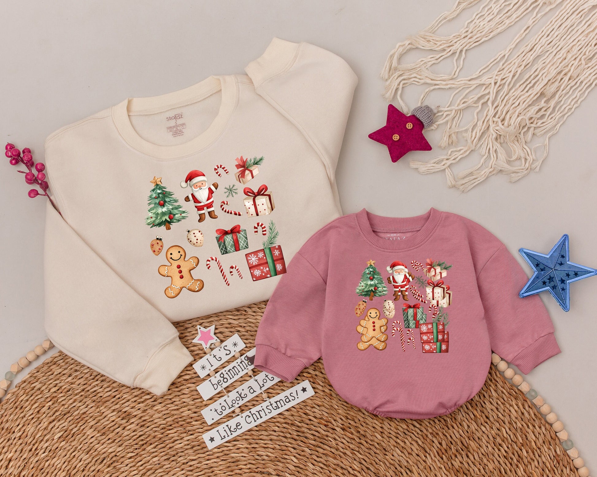 Matching Auntie & Baby Xmas Sweaters: Perfect Holiday Family Gift