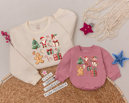 Matching Auntie & Baby Xmas Sweaters: Perfect Holiday Family Gift