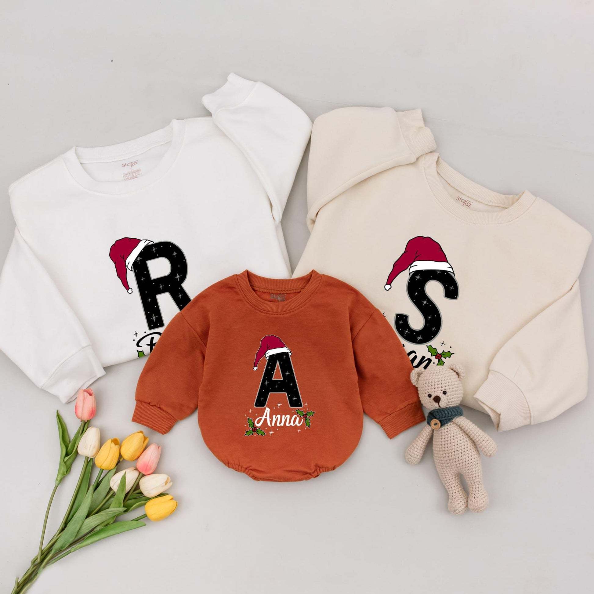 Matching Christmas Family Sweatshirts: Personalized Holiday Gifts