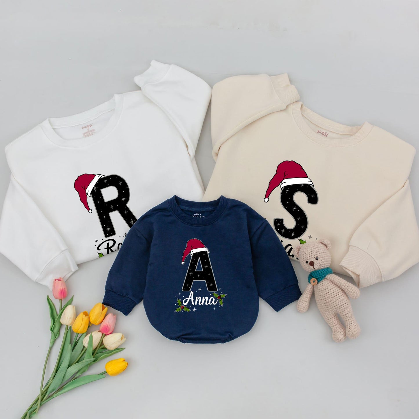 Matching Christmas Family Sweatshirts: Personalized Holiday Gifts