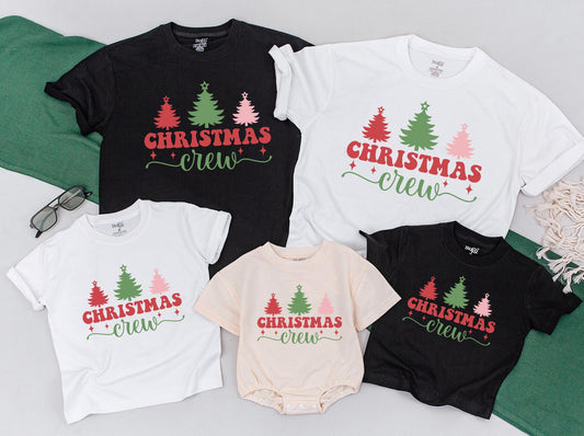 Family Christmas Tree Shirts | Matching Tees & Rompers for Holidays