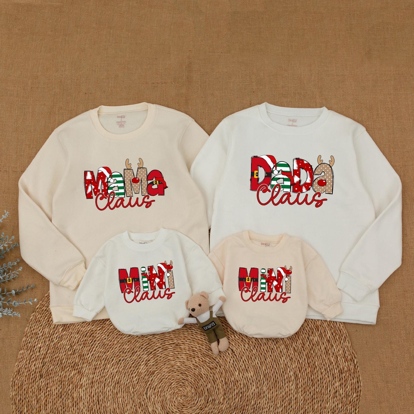 Matching Family Christmas Sweaters: Mama and Mini Holiday Outfits