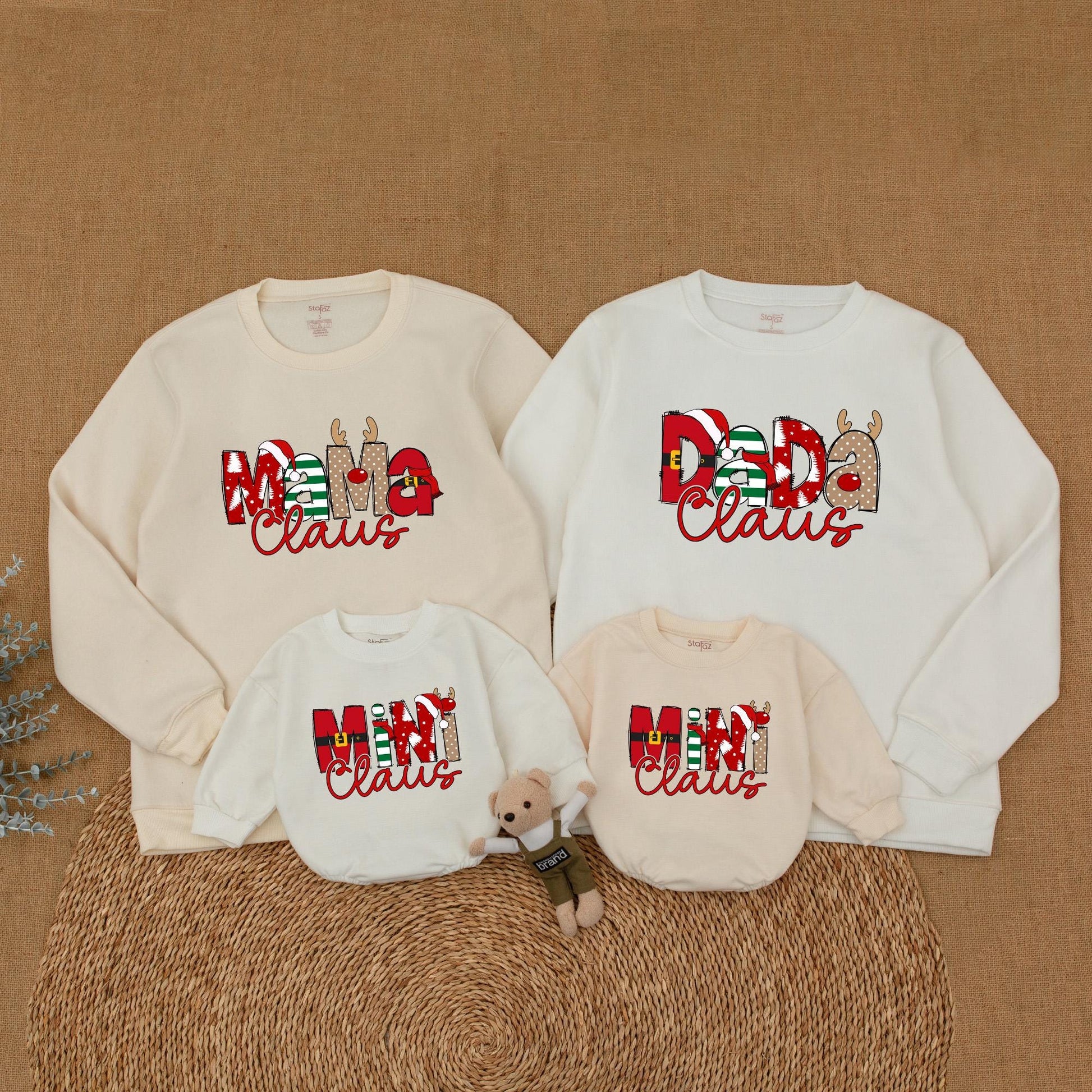 Matching Family Christmas Sweaters: Mama and Mini Holiday Outfits