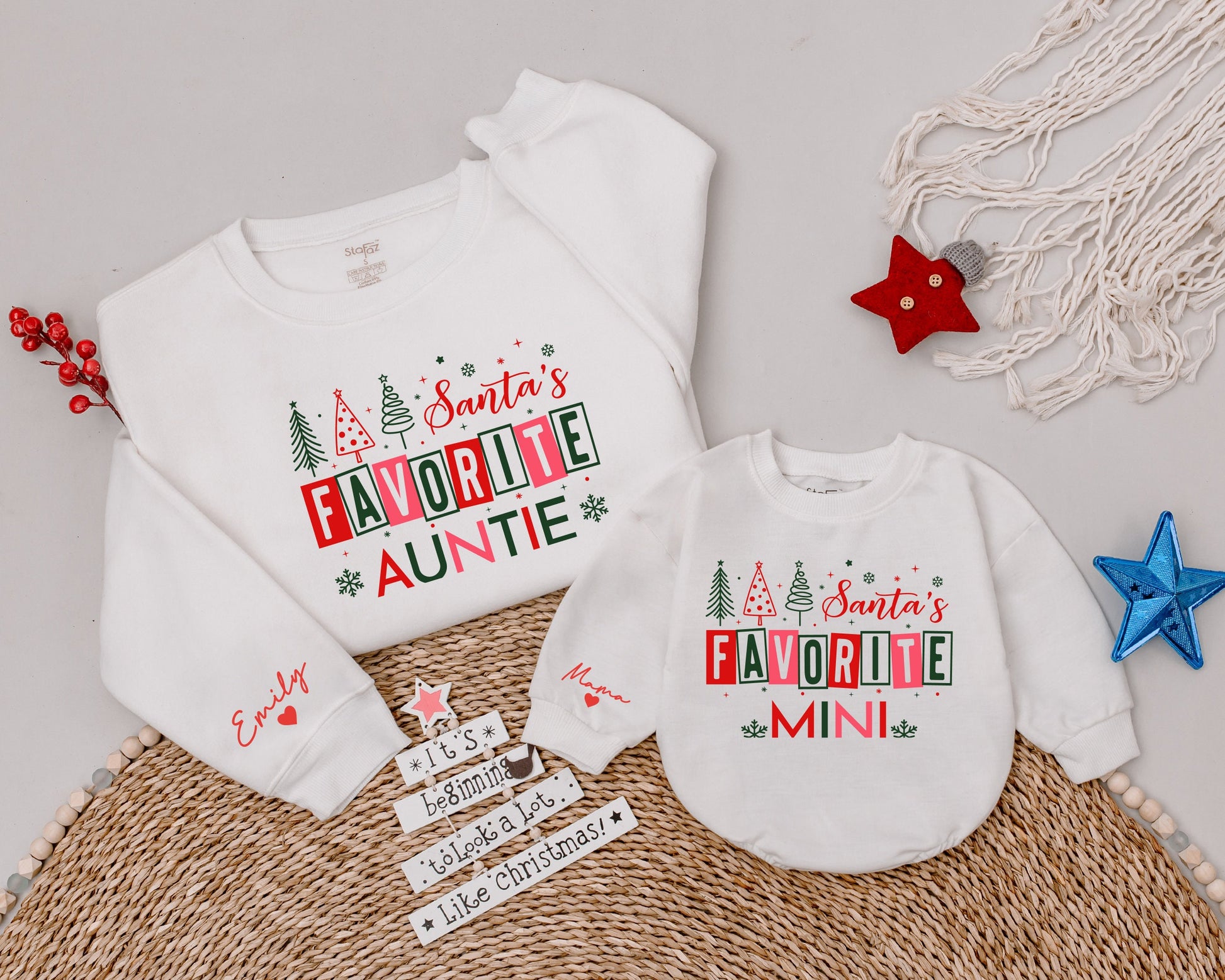 Auntie and Me Christmas Sweaters: Perfect Matching Family Gift