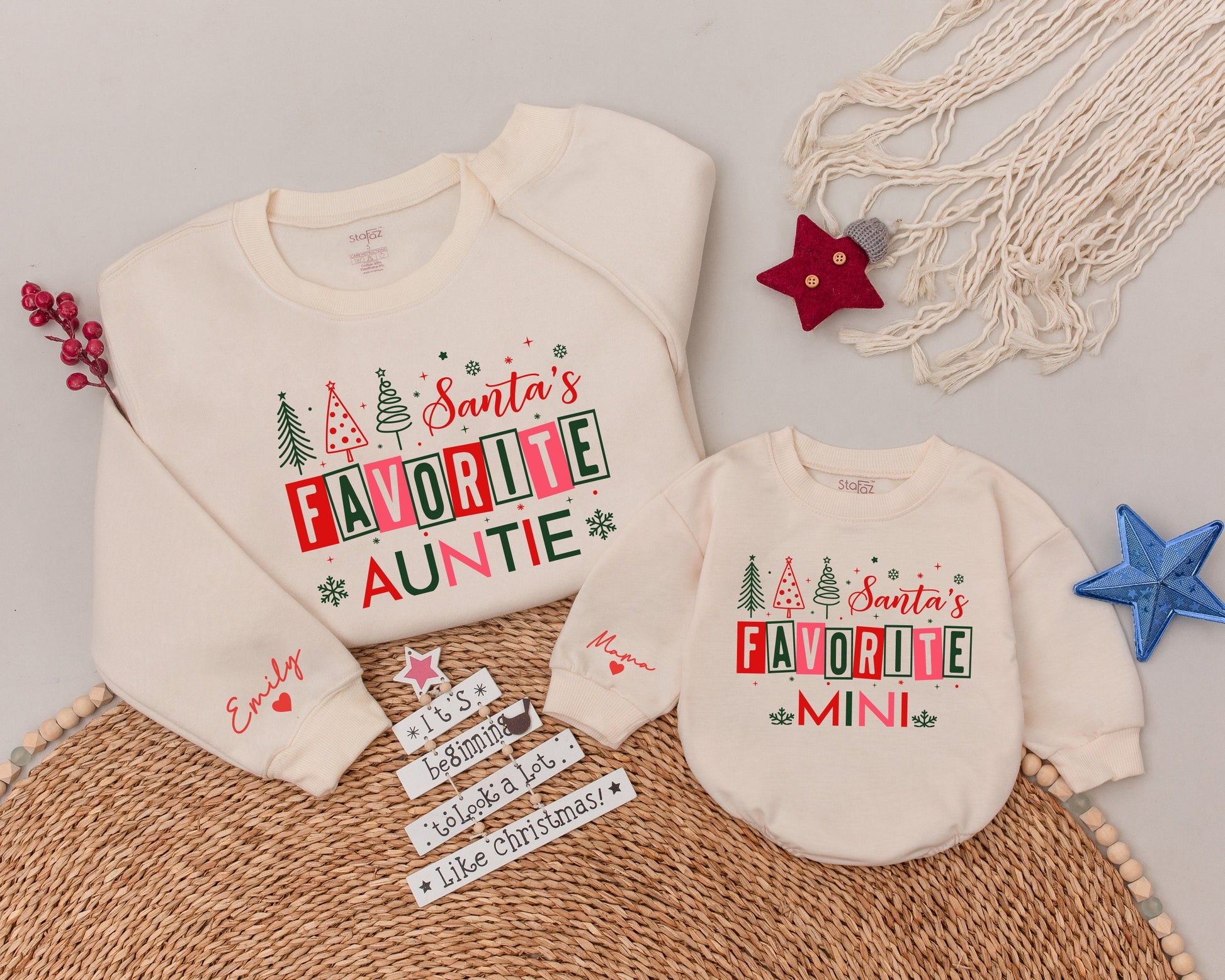 Auntie and Me Christmas Sweaters: Perfect Matching Family Gift