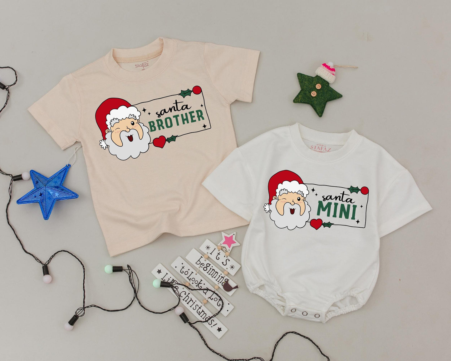 Vintage Santa Family Christmas Tees: Custom Holiday Apparel Set