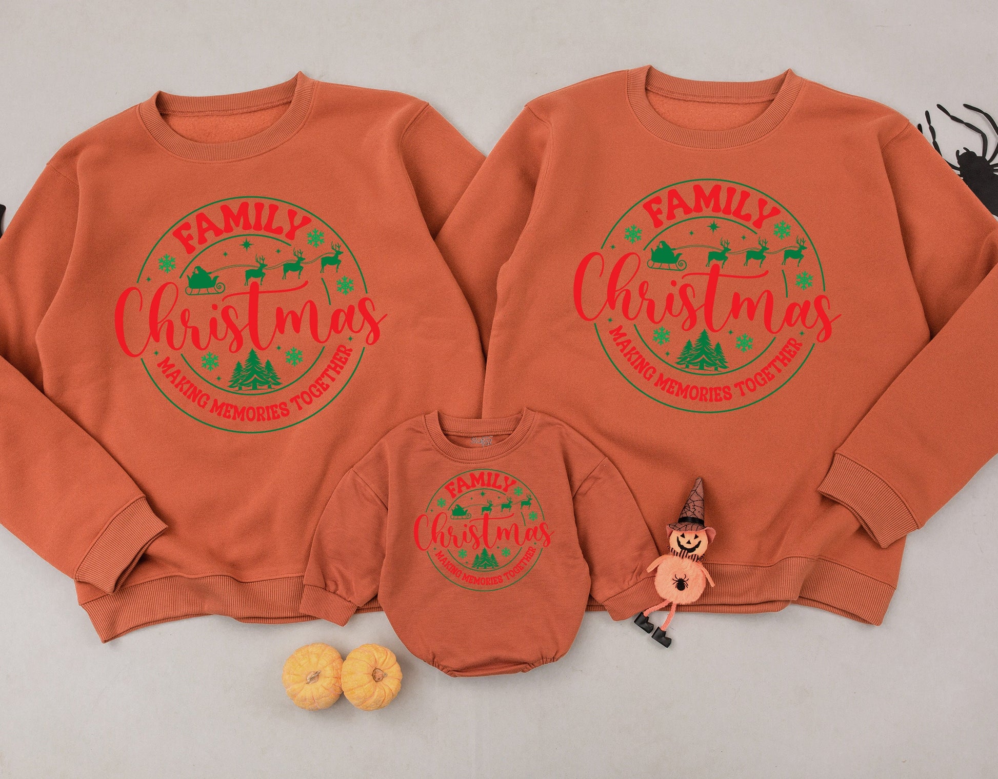 Matching Family Christmas Sweatshirts | Mommy, Daddy & Me Outfits