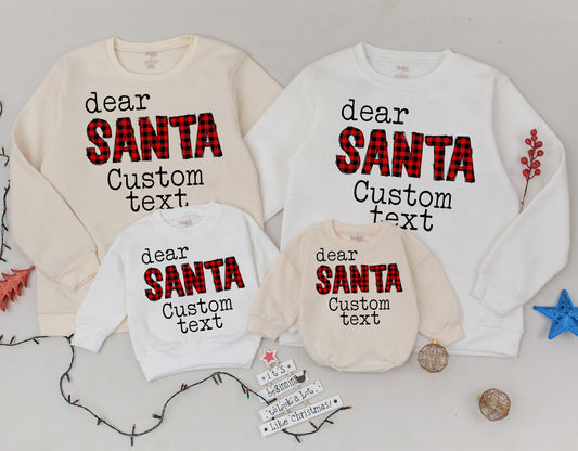 Matching Family Christmas Outfits: Custom Retro Sweaters for All