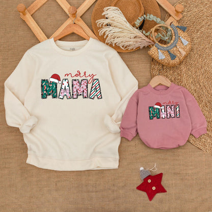 Festive Family Matching Christmas Sweatshirts for All Ages