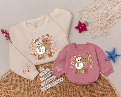 Matching Family Christmas Sweaters: Auntie, Mom, and Mini Set