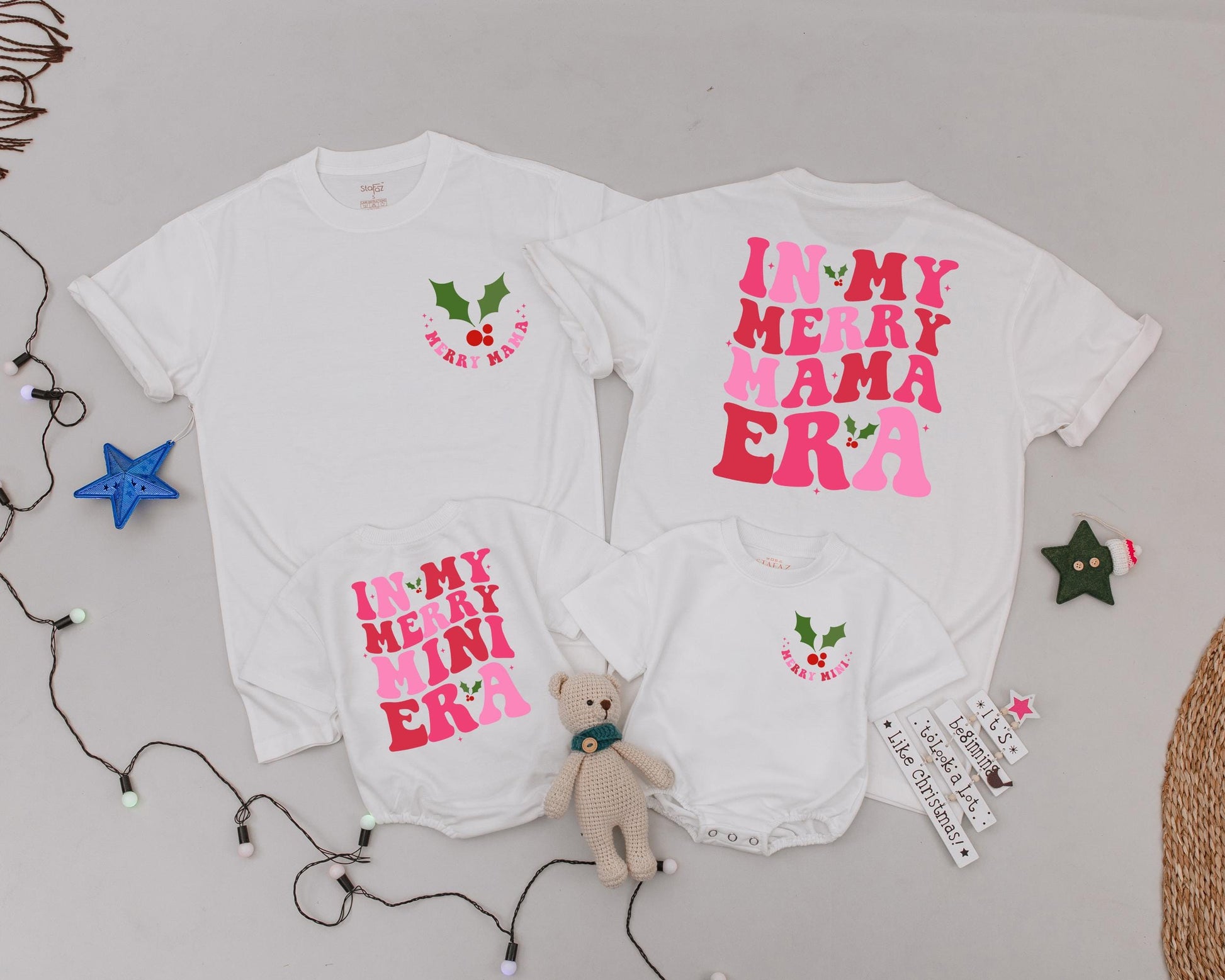 Merry Era Family Christmas Shirts - Personalized Matching Outfits