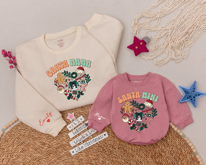 Cozy Mama and Mini Matching Christmas Sweatshirts - Family Fun Style  