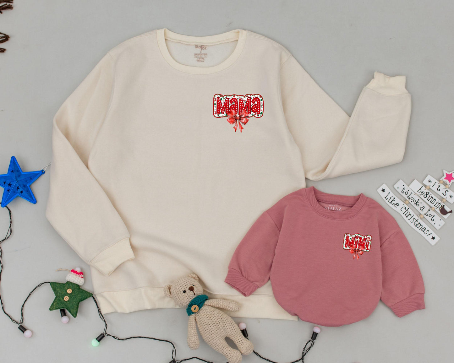 Vintage Christmas Sweatshirts: Matching Family Outfit & Holiday Gift