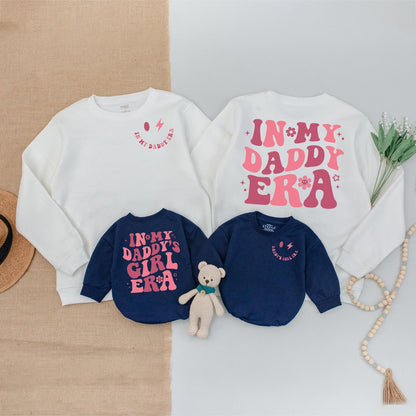 Daddy's Girl Matching Outfits: Custom Family Tee & Baby Romper Gift