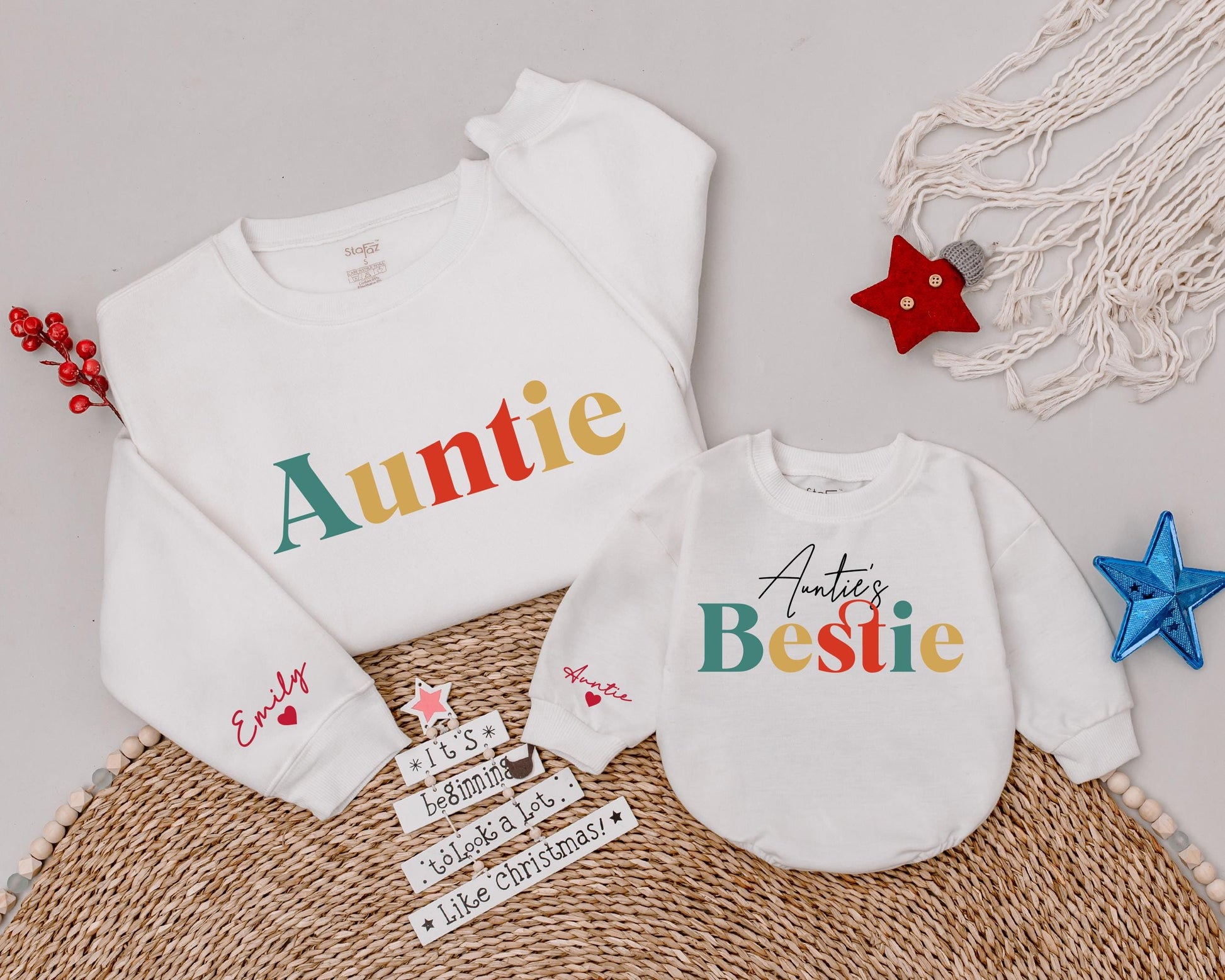 Auntie & Nephew/Niece Matching Tee – Perfect New Aunt Gift