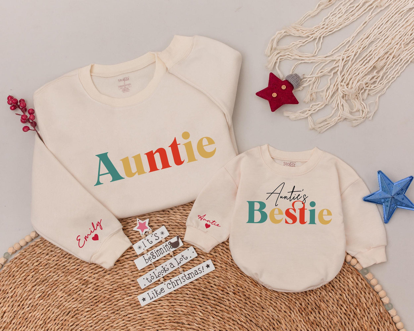 Auntie & Nephew/Niece Matching Tee – Perfect New Aunt Gift