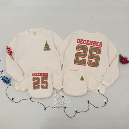 Festive Family Christmas Apparel: Trendy Sweaters & Baby Outfits