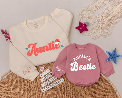 Auntie & Me Holiday Sweatshirts | Matching Christmas Family Outfits