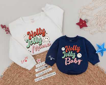 Custom Family Xmas Sweatshirt | Personalized Matching Holiday Tee