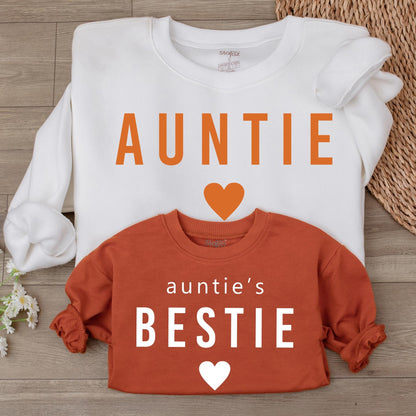 Auntie & Niece Matching Christmas Sweatshirts - Holiday Gift Ideas