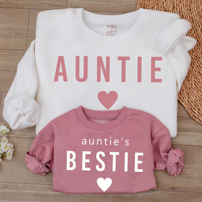 Auntie & Niece Matching Christmas Sweatshirts - Holiday Gift Ideas