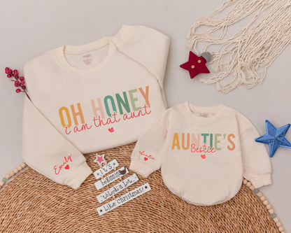 Stylish Auntie Sweatshirts: Fun Gifts for New and Best Aunts